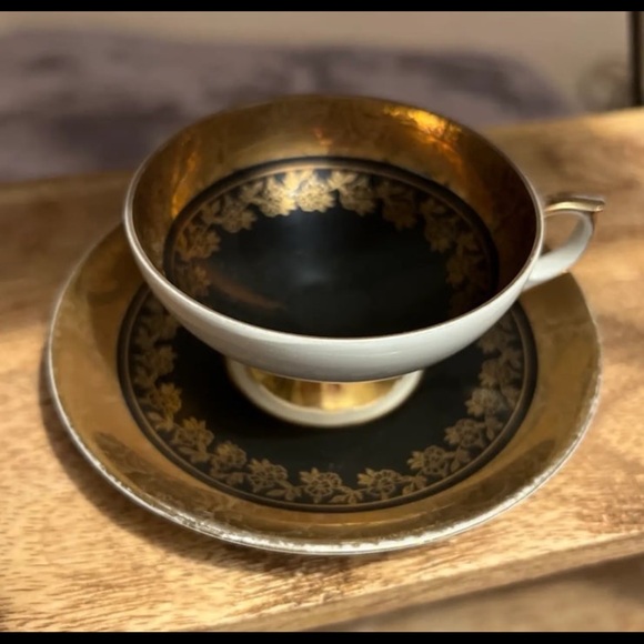 Vintage Bavarian Demitasse Espresso Cup & Saucer, Turkish Coffee Cup - Picture 7 of 13